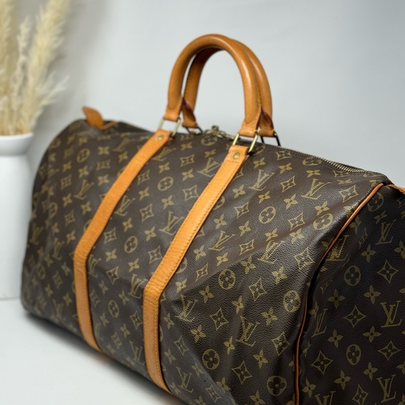 💯Authentic LOUIS VUITTON Monogram Keepall 50 Bag - Picture 4 of 10